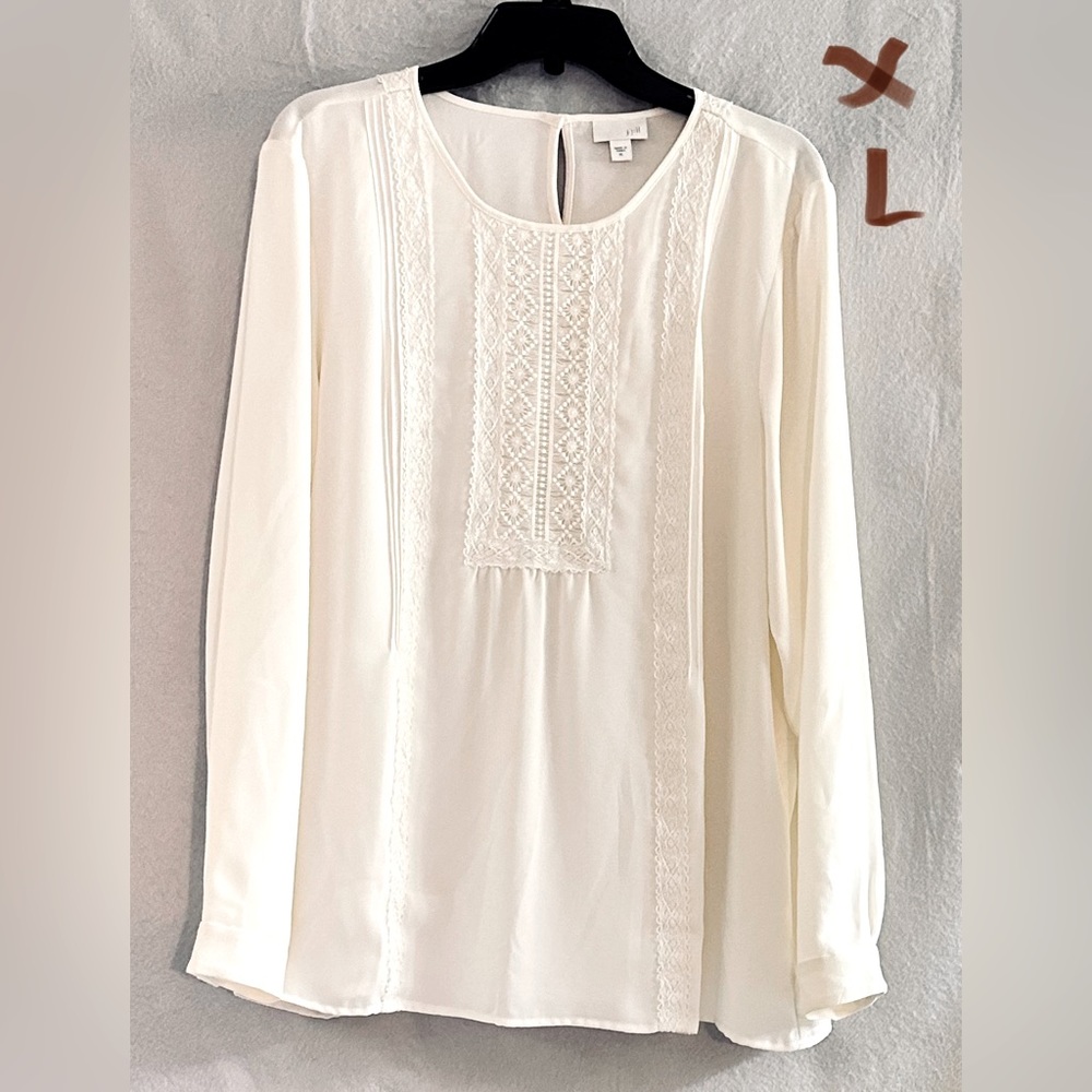 LADIES ANTIQUE WHITE TOP